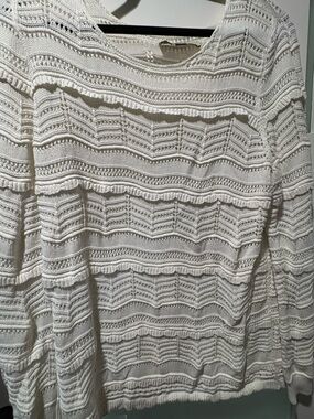 Loft Textured Knit Sweater